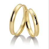 Breuning Trauringe Basic mit Diamanten - 48/05704 & 48/05703